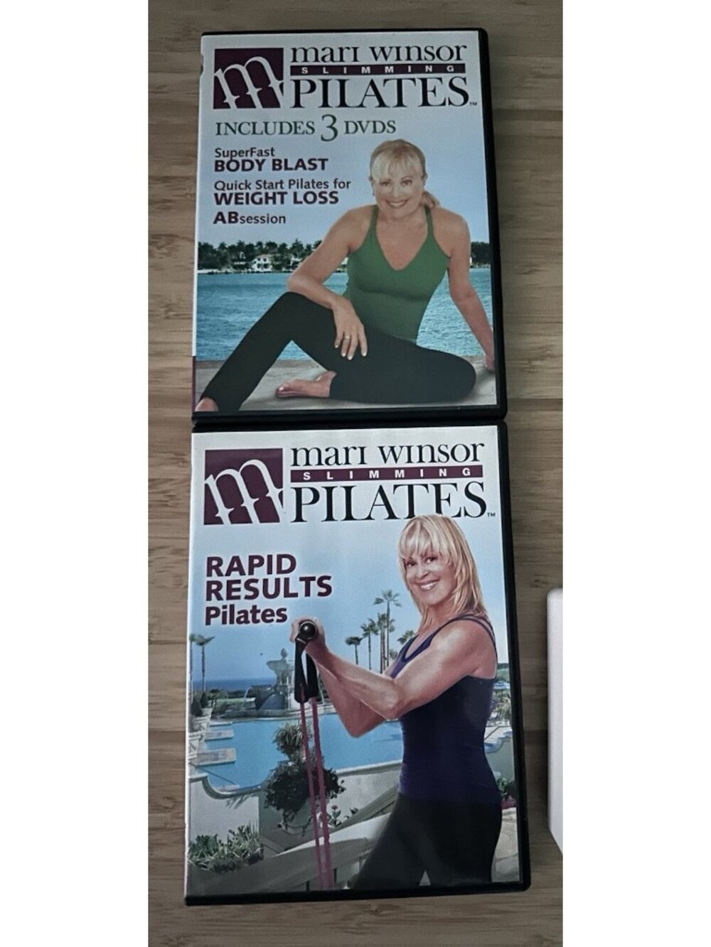 Bundle of 2  Mari Winsor Slimming Pilates: Rapid Results Pilates  DVD